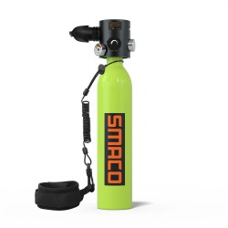SMACO S500 0,7 l pieni sukellussäiliö kevyt kannettava snorklaukseen ja sukellukseen