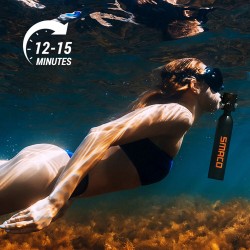 SMACO S500 0,7 l pieni sukellussäiliö kevyt kannettava snorklaukseen ja sukellukseen