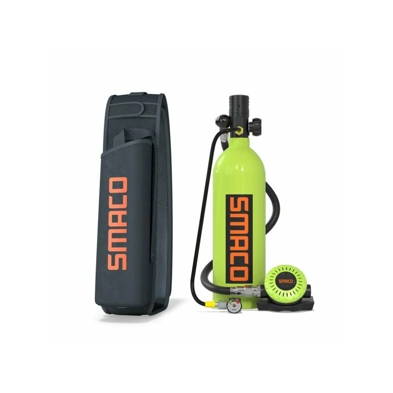 SMACO S400 Pro 1L pieni sukelluspullo hätähengityslaite sukellusvaruste
