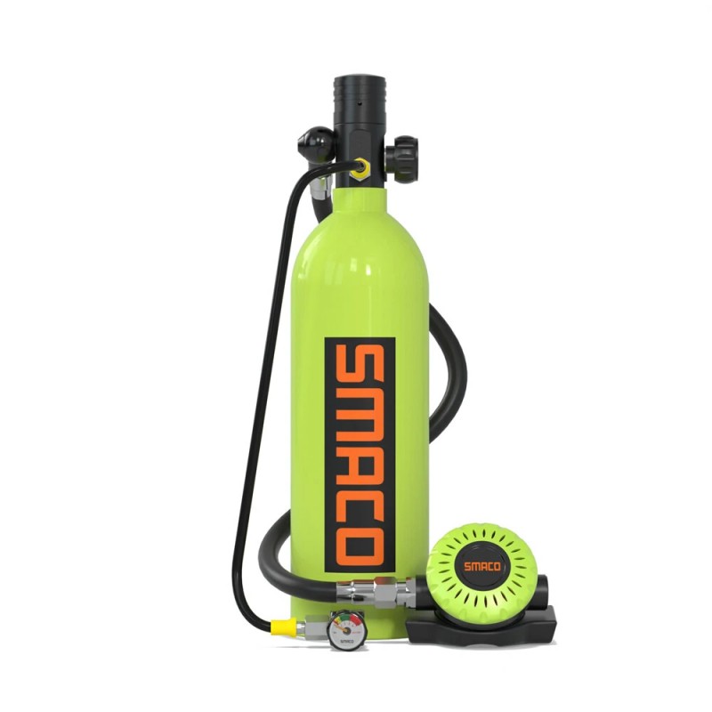 SMACO S400 Pro 1L pieni sukelluspullo hätähengityslaite sukellusvaruste