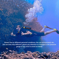 SMACO S400Plus yhden litran pieni sukelluspullo sukellusvaruste hengityslaite säilytyslaukulla