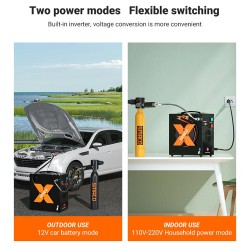 SMACO korkeapainekompressori 4500psi/30MPa sukelluspulloille öljytön äänetön automaattisammutus 12V/110-220V