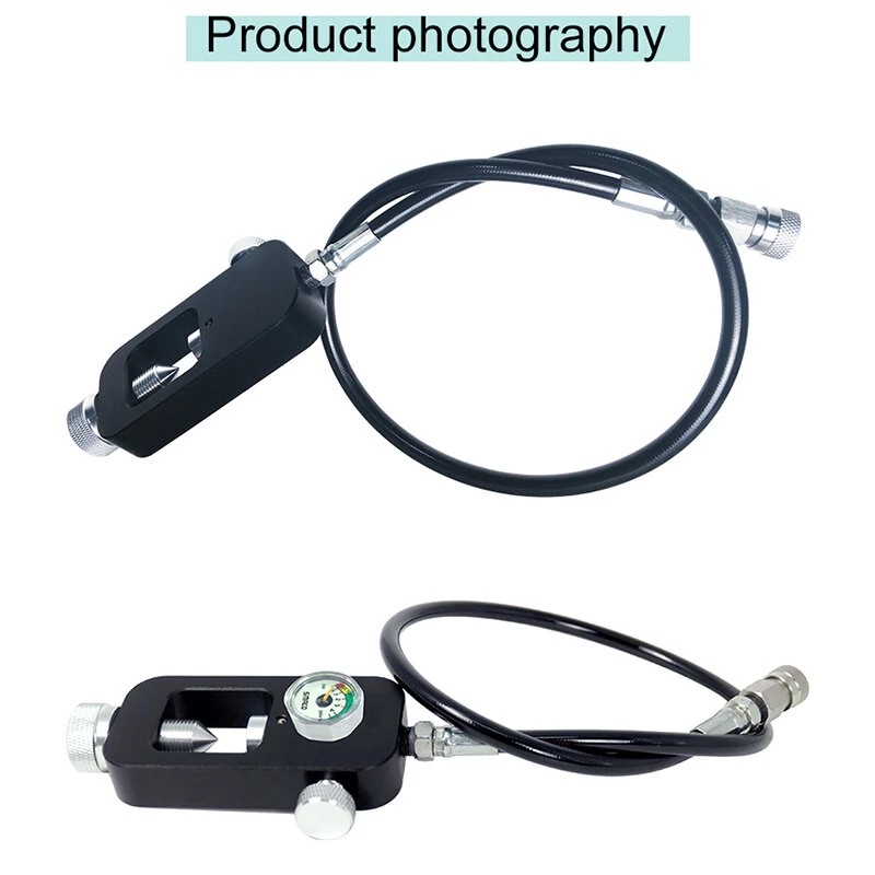 SMACO alumiininen sukellusilmasäiliön täyttösovitin G5/8 korkeapaine O-rengas