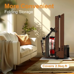 Bominfit V-W3 puinen vesisoutuergometri FSC-sertifioitu 14-litrainen säiliö kuusi vastustasoa taitettava Kinomap-yhteensopiva