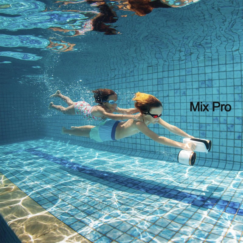 Sublue Mix Pro vedenalainen skootteri kaksoismoottori 40 metrin sukellussyvyys älypuhelinpidikkeellä vedenpitävä