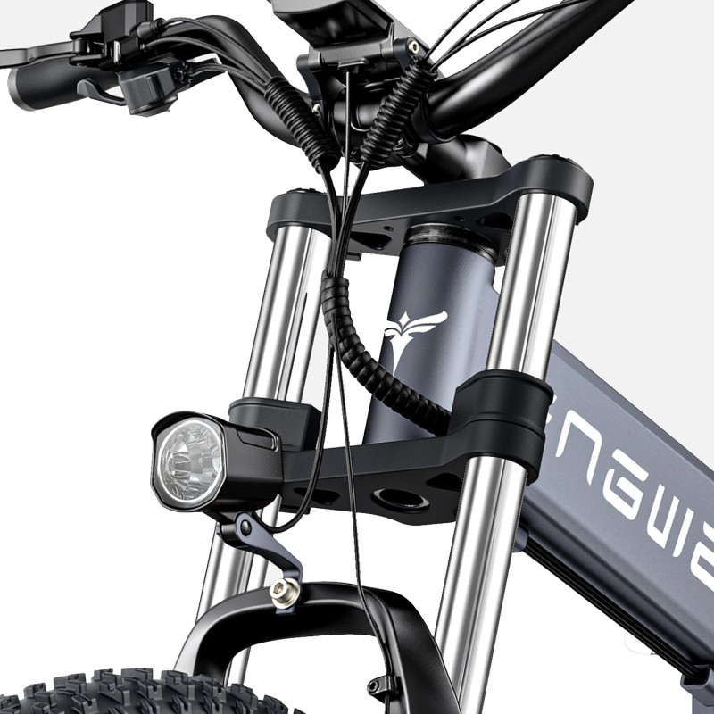 ENGWE X26 sähköpyörä 1000W kaksoisakkuinen 19.2Ah+10Ah taitettava 26x4 paksurengas 120-150 km toimintasäde