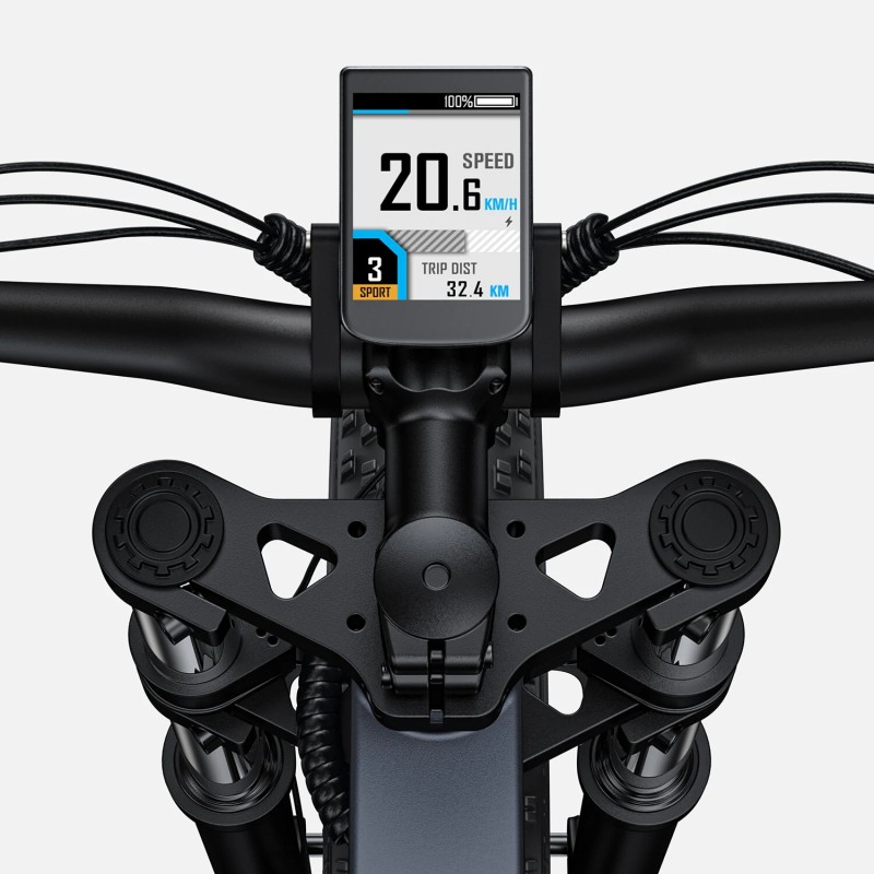 ENGWE X26 sähköpyörä 1000W kaksoisakkuinen 19.2Ah+10Ah taitettava 26x4 paksurengas 120-150 km toimintasäde