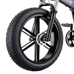 ENGWE X26 sähköpyörä 1000W kaksoisakkuinen 19.2Ah+10Ah taitettava 26x4 paksurengas 120-150 km toimintasäde