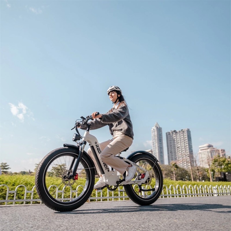 RZOGUWEX S9 sähköpyörä 48V25Ah-akku 1000W-moottori 26x4-renkaat 40–60 km toimintamatka 200 kg maksimikuorma