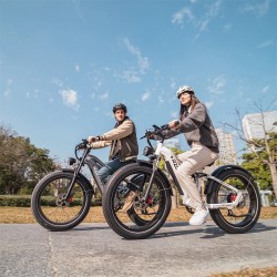 RZOGUWEX S9 sähköpyörä 48V25Ah-akku 1000W-moottori 26x4-renkaat 40–60 km toimintamatka 200 kg maksimikuorma