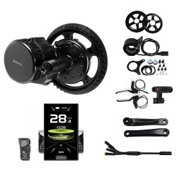 BAFANG BBS 01B 36V 250W keskimoottori sähköpyörä muunnossarja DPC010 näyttö peukalokaasu