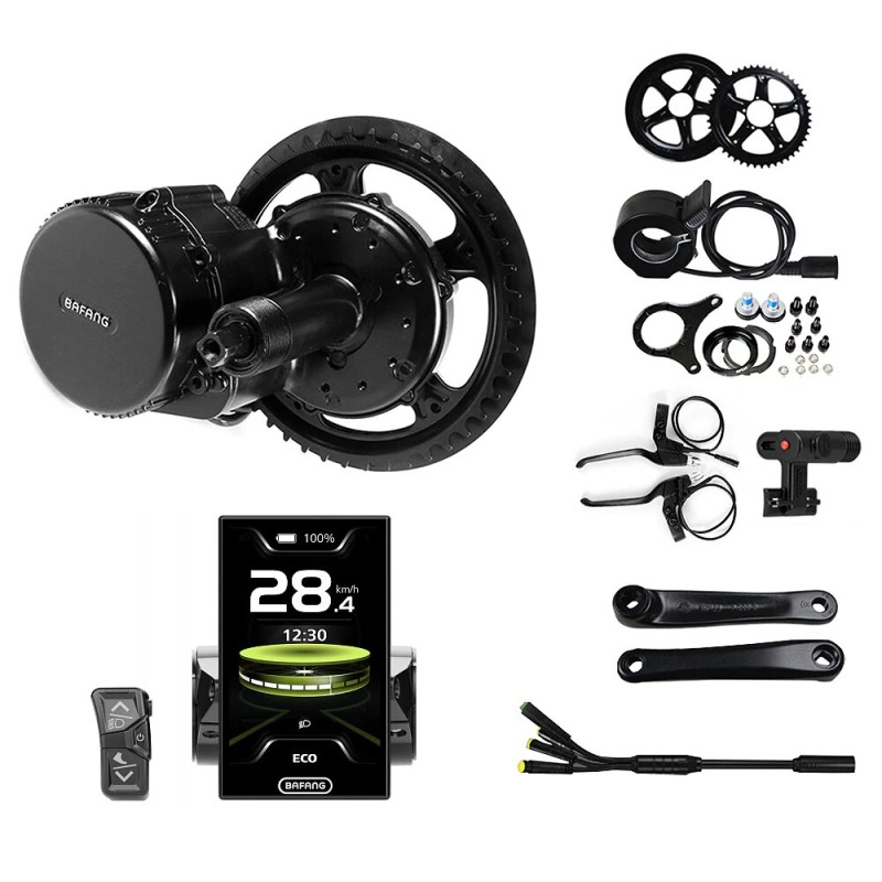 BAFANG BBS 01B 36V 250W keskimoottori sähköpyörä muunnossarja DPC010 näyttö peukalokaasu