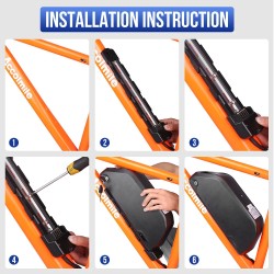 BAFANG alaputki Yingwu 52V 20Ah 1040Wh sähköpyörän akku 21700 5000mAh 30A akun suojapiiri