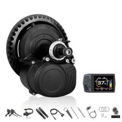 TongSheng TSDZ2 keskimoottorisarja 48V 500W täydellinen asennussarja ja Hailong 48V 13Ah 624Wh akku