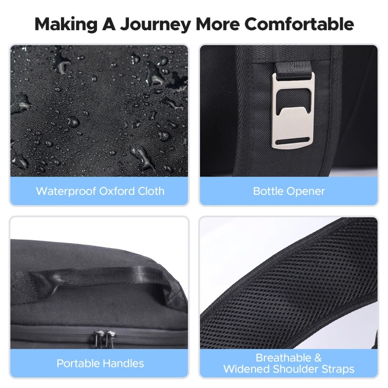 WARMOUNTS pehmeä eristetty kylmäreppu kolmekymmentäkuusi tölkkiä vuotamaton kaksiosainen