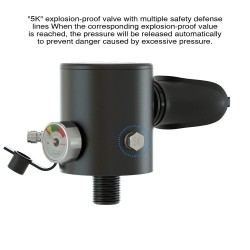 ChikaDIV puolilitran pieni sukelluspullo viiden–seitsemän minuutin vedenalainen käyttö kannettava pelastus