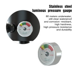 ChikaDIV puolilitran pieni sukelluspullo viiden–seitsemän minuutin vedenalainen käyttö kannettava pelastus