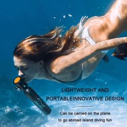 ChikaDIV puolilitran pieni sukelluspullo viiden–seitsemän minuutin vedenalainen käyttö kannettava pelastus