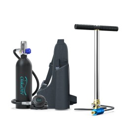 ChikaDIV 1 litran sukelluspullo 15 20 minuutin kannettava sukelluspaketti