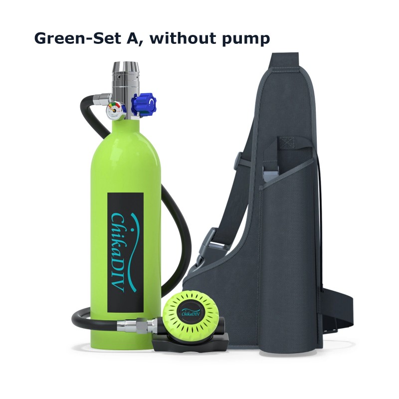 ChikaDIV 1 litran sukelluspullo 15–20 minuutin kannettava sukelluspaketti