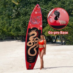 Funwater SUPFR17S 350 cm suuri puhallettava SUP-lauta 180 kg kantavuus varusteilla