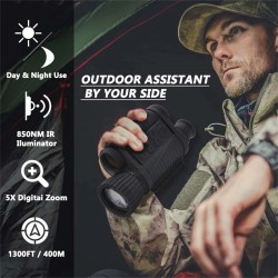 WG650/WG650Pro yönäkökiikari wifi-sovelluksella infrapunalla 300m kantama 1280x720 teräväpiirto 6-kertainen optinen zoom