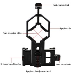 Monokulaarinen suurennettava kaukoputki 8–20x50 ja 6–16x42, korkealaatuinen optiikka, jalustakiinnitteinen