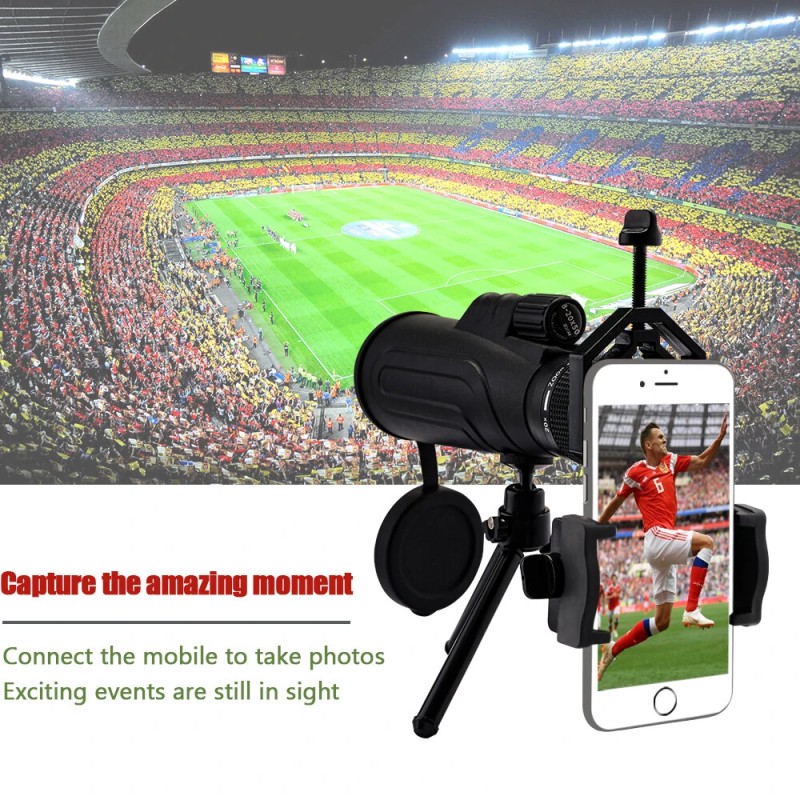 Monokulaarinen suurennettava kaukoputki 8–20x50 ja 6–16x42, korkealaatuinen optiikka, jalustakiinnitteinen