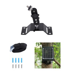 CS06 metallinen kamerateline puulle ja seinälle 360 asteen säädettävä kiinnike