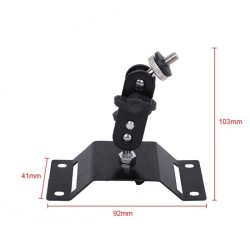 CS06 metallinen kamerateline puulle ja seinälle 360 asteen säädettävä kiinnike