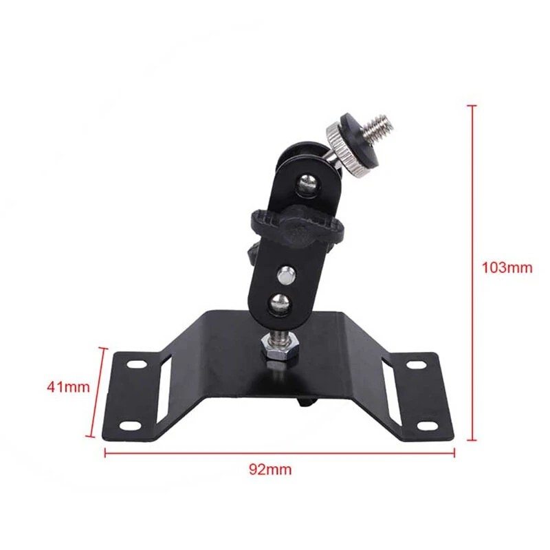 CS06 metallinen kamerateline puulle ja seinälle 360 asteen säädettävä kiinnike