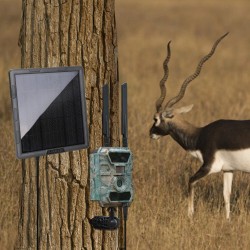 BL6A 5W kolmitoiminen aurinkopaneelisarja usb-lataussäätimellä sisäänrakennetulla 6000mAh akulla 6V ja 12V metsästyskameroille