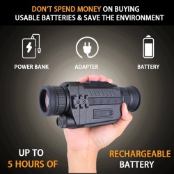 WG535 maastokuvioitu pimeänäkökiikari 5x35 infrapuna digitaalinen monokulaarinen kamera