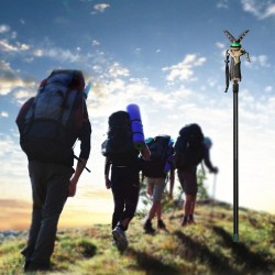 WG-M02 teleskooppinen metsästyskeppi monopodi kevyt alumiiniseos kääntyvä V-mallinen haarake