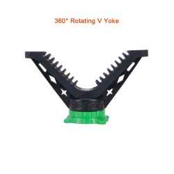 WG-M02 teleskooppinen metsästyskeppi monopodi kevyt alumiiniseos kääntyvä V-mallinen haarake