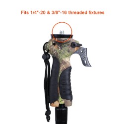 WG-M02 teleskooppinen metsästyskeppi monopodi kevyt alumiiniseos kääntyvä V-mallinen haarake