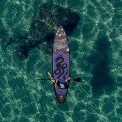 FunWater 350cm suuri puhallettava sup-lauta paketti säädettävä mela pumppu reppu hihna