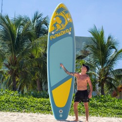 FunWater puhallettava seisomamelontalauta 335 cm ja 350 cm täysin varusteltu