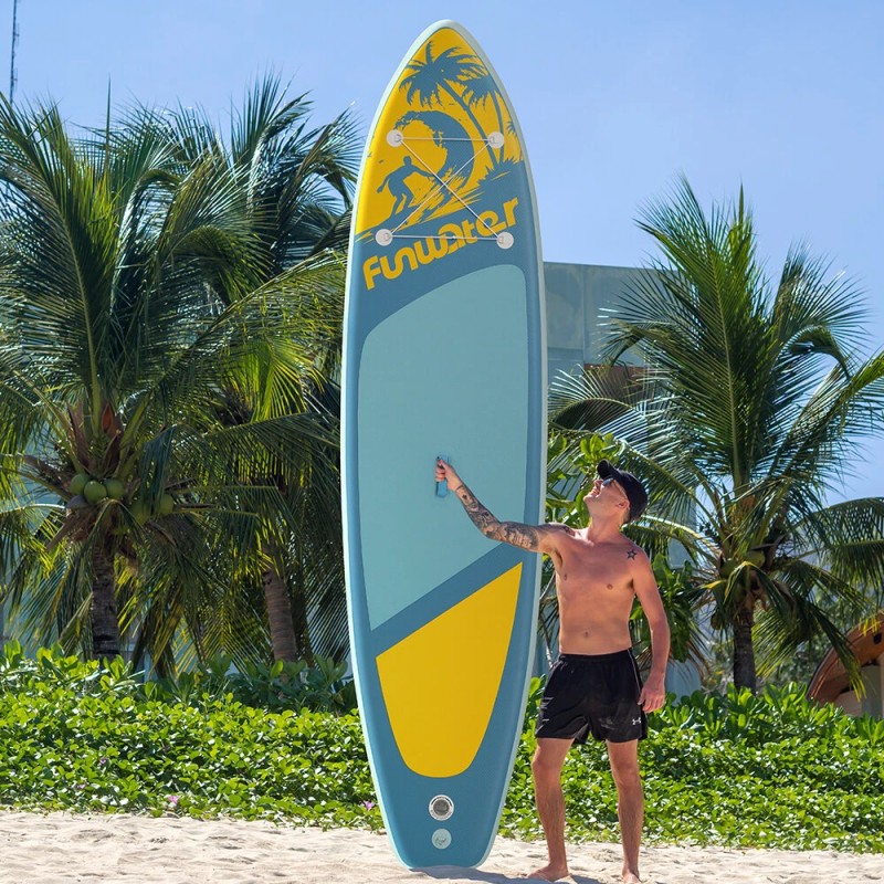 FunWater puhallettava seisomamelontalauta 335 cm ja 350 cm täysin varusteltu