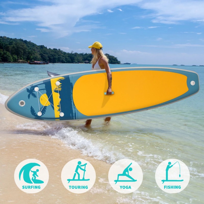 FunWater puhallettava seisomamelontalauta 335 cm ja 350 cm täysin varusteltu