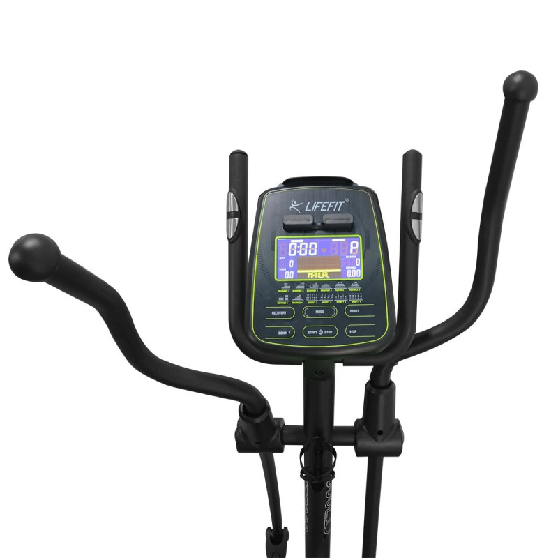 LIFEFIT CT7200 elliptinen crosstrainer 150 kg kantavuus LED-älynäyttö kotikäyttöön 16 vastustasoa