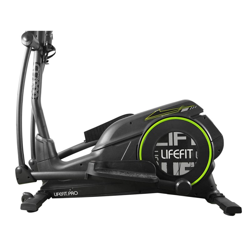 LIFEFIT CT7200 elliptinen crosstrainer 150 kg kantavuus LED-älynäyttö kotikäyttöön 16 vastustasoa