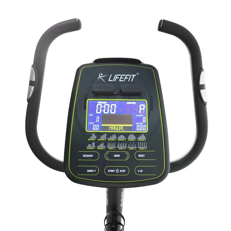 LIFEFIT EB7200 aerobinen kuntopyörä 150kg kantavuus LCD-näyttö säädettävä istuin kahdeksan vastustasoa
