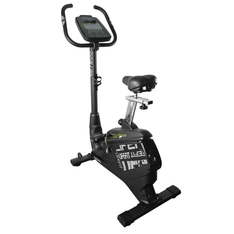 LIFEFIT EB7200 aerobinen kuntopyörä 150kg kantavuus LCD-näyttö säädettävä istuin kahdeksan vastustasoa