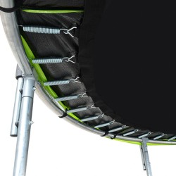 LIFEFIT 244-senttinen trampoliini turvaverkolla ja tikkailla kantavuus 100 kg