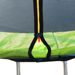 LIFEFIT 366 senttimetrin trampoliini turvallisella suojaverkolla jousilla tikkailla 150 kg kantavuus