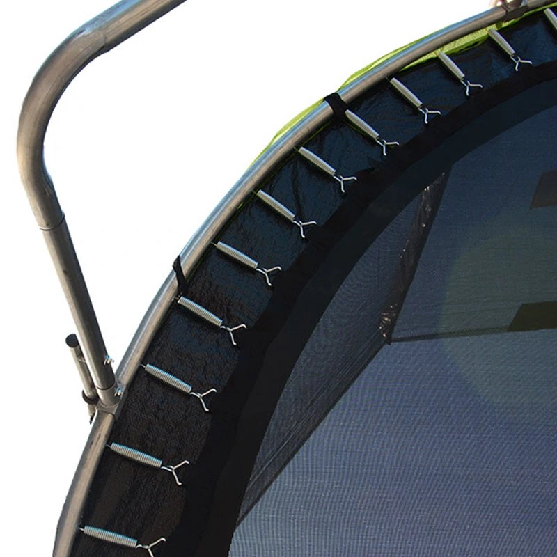 LIFEFIT 366 senttimetrin trampoliini turvallisella suojaverkolla jousilla tikkailla 150 kg kantavuus