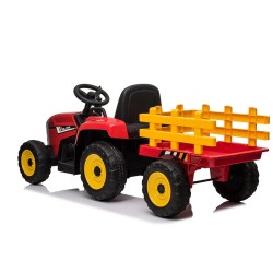 ELJET ajettava traktori 12V akku kauko-ohjaus Bluetooth MP3-soitin turvavyö peräkärry 2 vuoden takuu