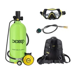 DIDEEP 3 litran kannettava sukelluspullo alumiini 20 mpa painemittarilla