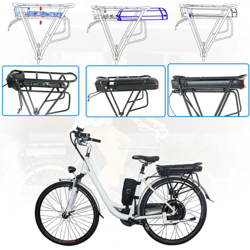 UNITPACKPOWER R006 36V 13Ah takatelineakku 2600mAh akkusolulla 20A suojalevy 2A laturi